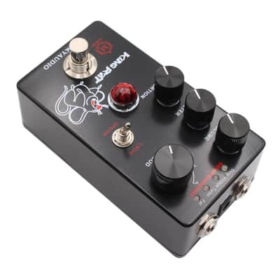 Mosky Audio king rat Fuzz Distortion Pedal,4-Mode Distortion Effects Unit with Volume/Filter/Tone Controls, LM308/OP07DP Switch (Price includes the import duty for US buyer) image 6