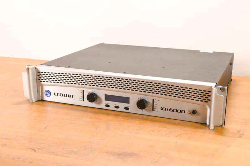 Crown XTi 6000 Stereo Power Amplifier with DSP CG01LJQ image 1