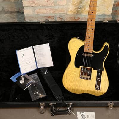 TOM ANDERSON T-Icon SS - Swamp Ash Body & Caramel Maple Neck - Satin Organic Grain Butterscotch image 23