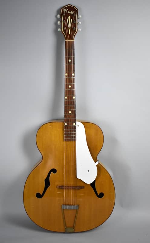 Circa 1940s Kay K-42 Vintage Archtop Acoustic Guitar Natural Finish image 1