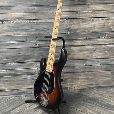 Sterling by Music Man Left Handed StingRay Ray 4 Electric Bass- Satin Sunburst image 4