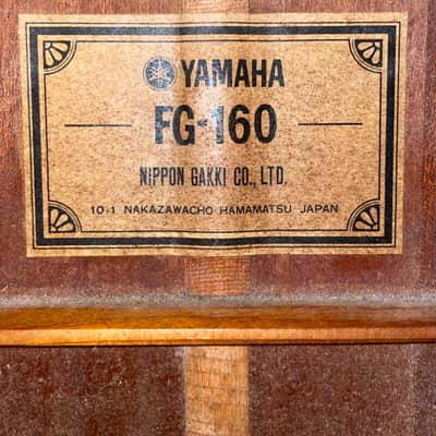 Yamaha FG-160 Japan Early 1970s image 19