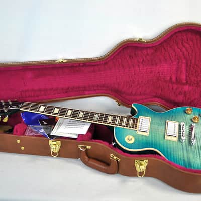 Gibson Les Paul Standard 2014 Ocean Water Perimeter image 13