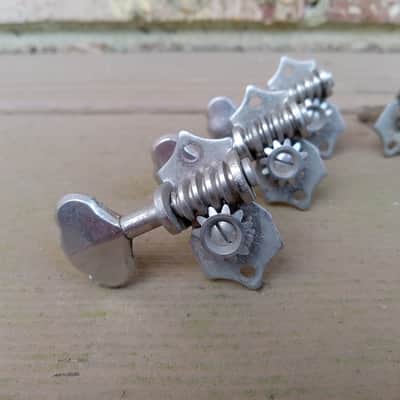 Set of Vintage 1950's Grover Open Back Guitar Tuners for Martin, Gibson! image 2