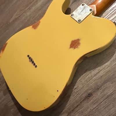 Big River “Moses” T-Style • Aged Butterscotch Nitro • Roasted Maple Neck • A5 Vintage 50’s P/U’s image 12
