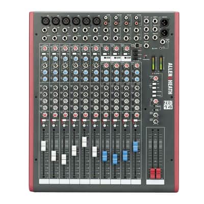 Allen & Heath ZED-14 Compact 14-Channel Analog Mixer with USB Connection image 4