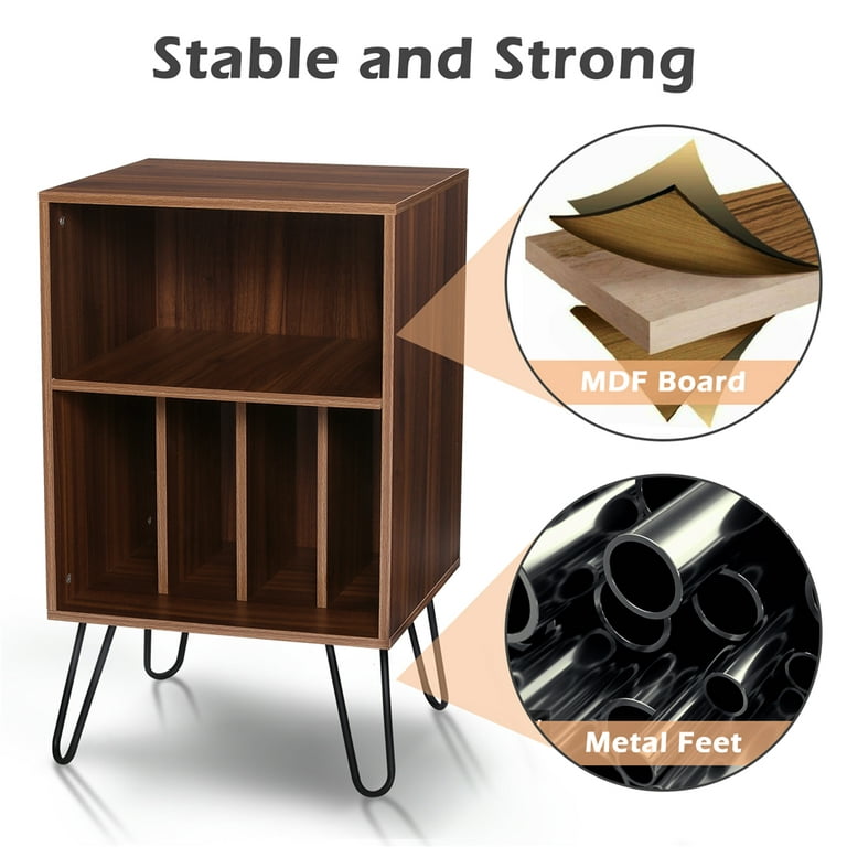 OEM Record Player Table / Stand Vinyl Record Turntable Storage for Living Room, Home, Office Furniture 2023 photo 3
