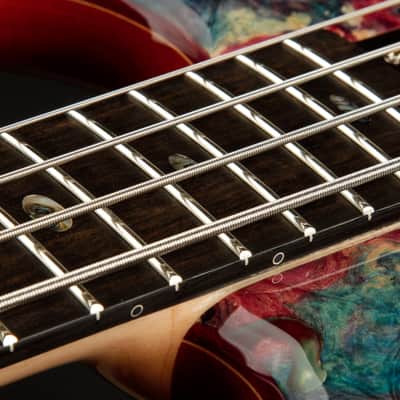Alembic Mark King Signature Deluxe - Buckeye Burl Resin Top image 21
