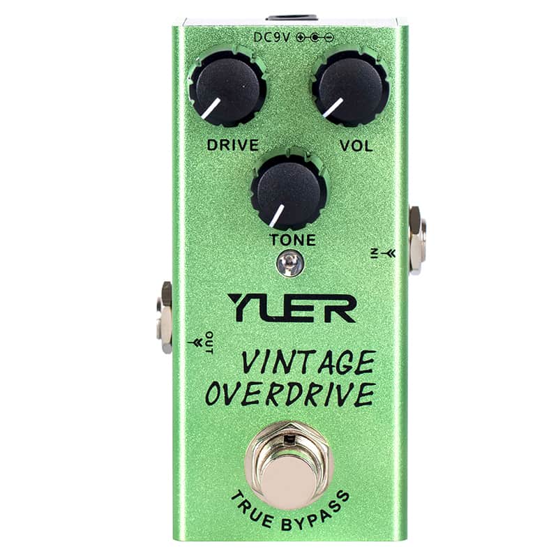 YUER Vintage Overdrive Electric Guitar Effects Pedal Mini True Bypass ✅ New image 1