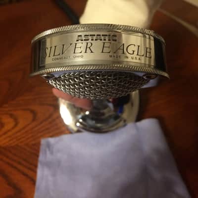 Astatic D104 Silver Eagle Mic. Astatic Silver Eagle T-UP9-D104 SP Chrome image 7