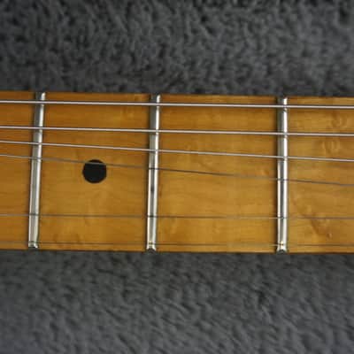 1985 ESP Japan Custom Craft House Super Strat Rare Early Pre-LTD Birdseye Maple Floyd Rose White image 9