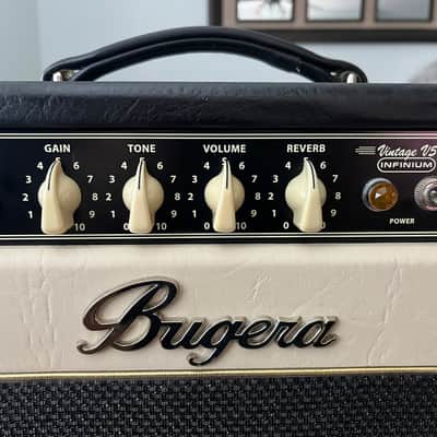 Bugera V5-INFINIUM 5W 1x8 Guitar 5W Combo 2010s - Black/Cream image 2