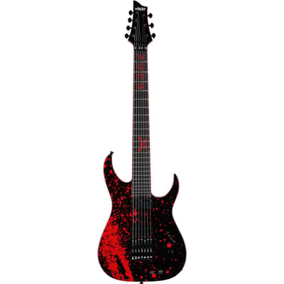Schecter Sullivan King Banshee 7FR-S Electric Guitar, Obsidian, Open Box (Very Good) image 3