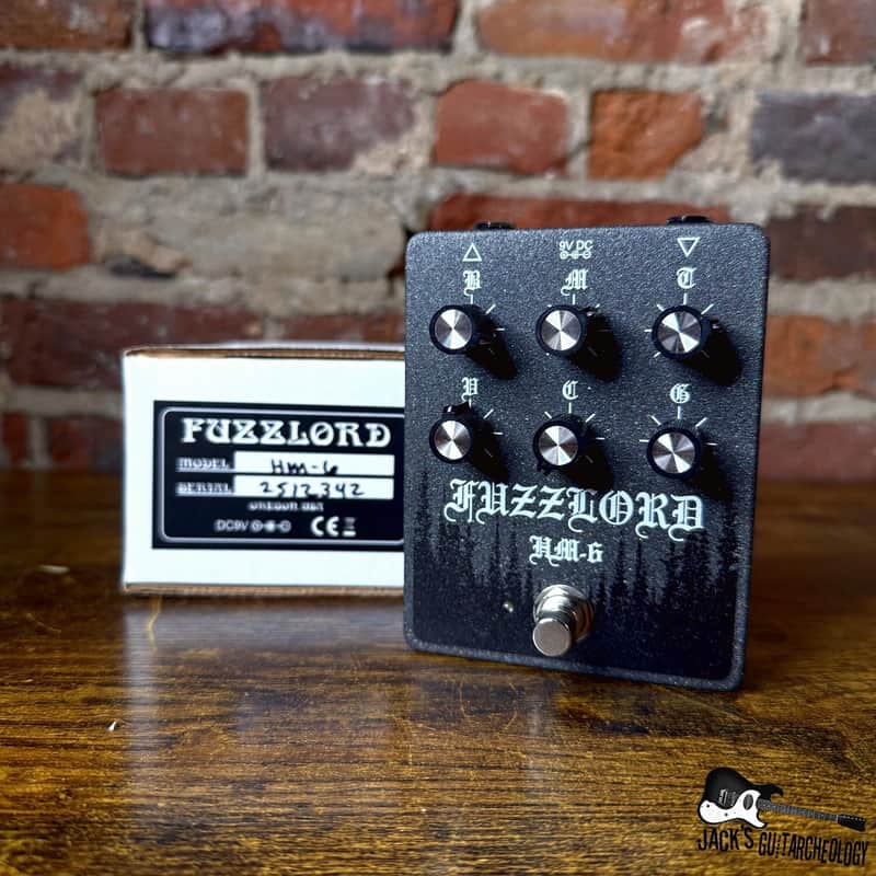 Fuzzlord Effects HM-6 Chainsaw Fuzz *NEW* (2026 - Black) image 1