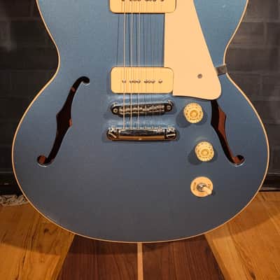 Gibson 2012 Midtown Standard P-90 Pelham Blue w/ Gibson HSC & Bone Nut image 7