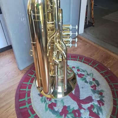 Schiller Frankfurt Elite 3/4ths CC piston tuba 2025 - Lacquer over brass image 4