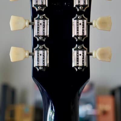 Gibson Les Paul Traditional Blueberry Burst Reverse Chevron Top 2018 image 15