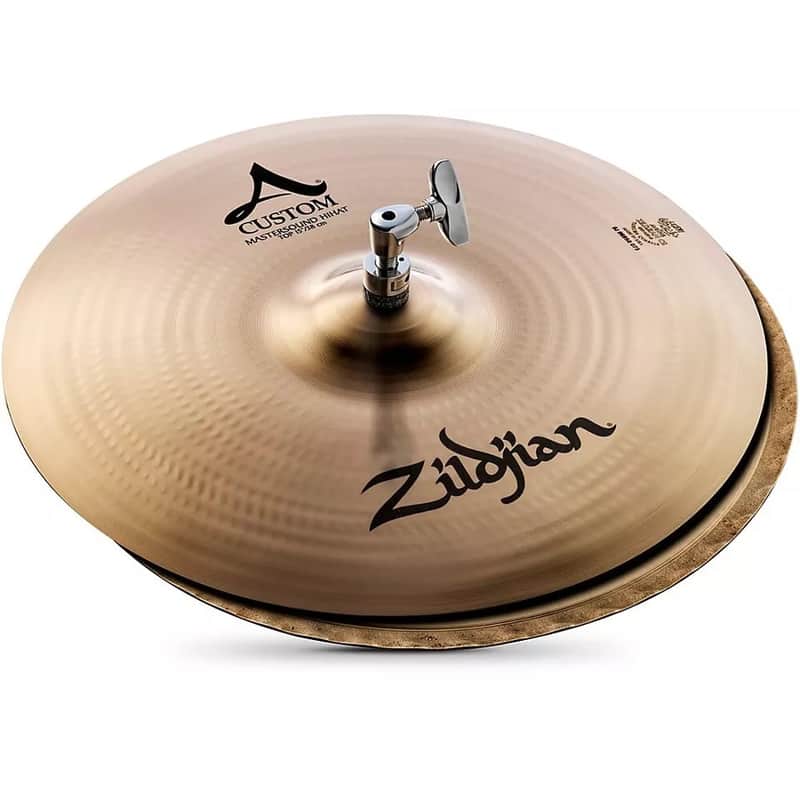Zildjian 15" A Custom Mastersound Hi-Hat Cymbals (Pair) - NEW image 1