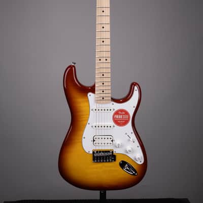 Squier Affinity Series Stratocaster FMT HSS Electric Guitar - Sienna Sunburst with Maple Fingerboard image 2