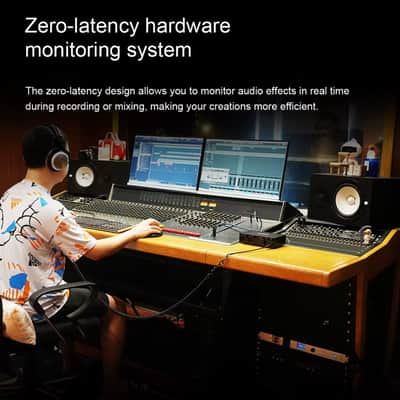 TOPPING E2x2 USB-C Audio Interface | 2-In/2-Out, 127dB Output & NFCA-LE Headphone Amp image 9