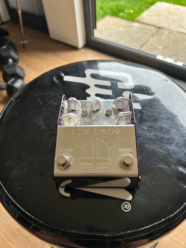 ThorpyFX The Dane Peter Honore Signature Overdrive / Boost 2010s - Silver / Purple image 1