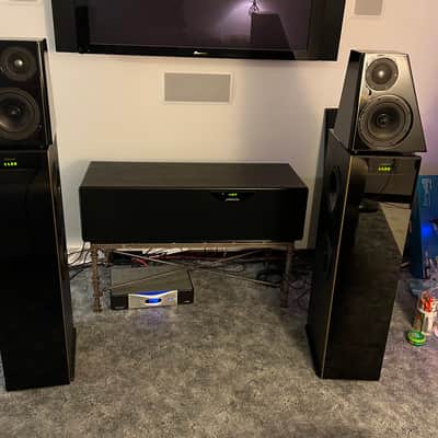 Meridian DSP6000 Floor Standing Speakers Late 90s Early 2000s Piano Black image 7