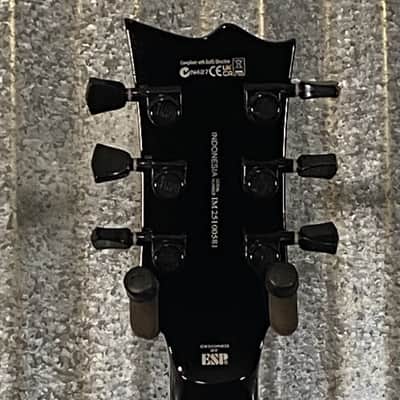 ESP LTD EC-1000S Gloss Black Fluence Guitar & Case #0581 Used image 7