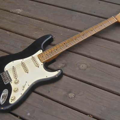 Danocaster S-Model Custom Stratocaster Reverse Telecaster Headstock 2015 Black image 7
