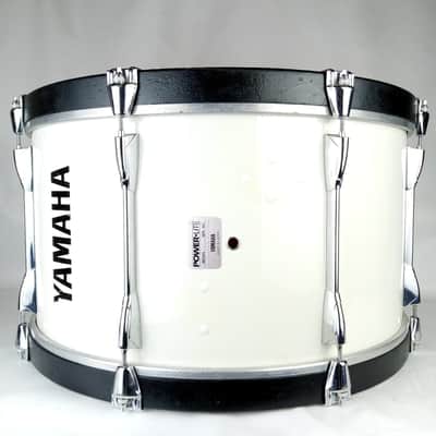 Yamaha Piano White 14x24"Bass Drum M6124U Powerlite Model Japan Vintage 80s Kick image 1