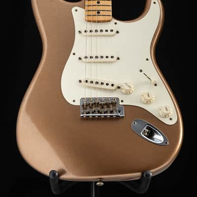 Used Fender Custom Shop '57 Reissue Stratocaster Firemist Gold Journeyman Relic image 2