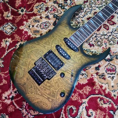 *RARE* 1990 Ibanez RG760 BK-P Black Paisley w/ Matching Headstock, FujiGen Japan MIJ 🔥 image 2