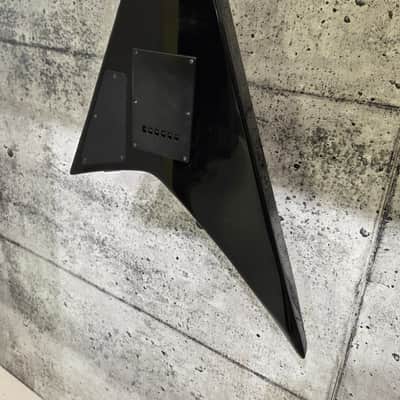 Jay Turser Flying V V-2 Electric Guitar 2000's - Glossy Black image 5