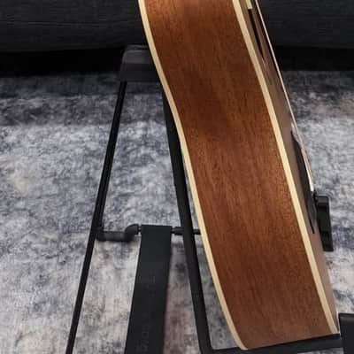 Dowina Mahogany Bona Vida - Cedar/Mahogany Parlor Sized Acoustic Guitar with Hardshell Case image 8