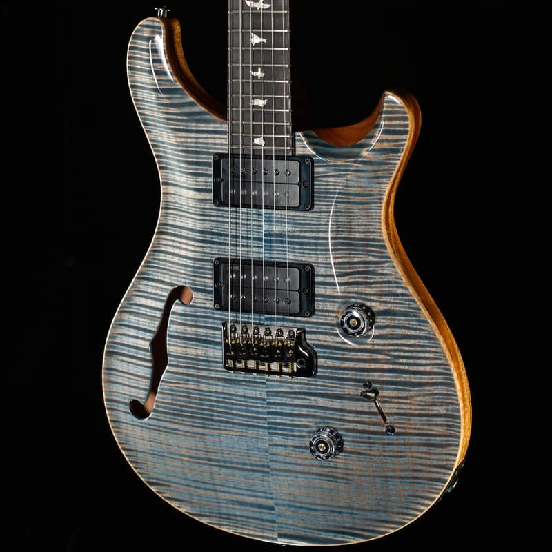 PRS Custom 24 Semi-Hollow Limited Edition Faded Indigo Artist top (441) image 1