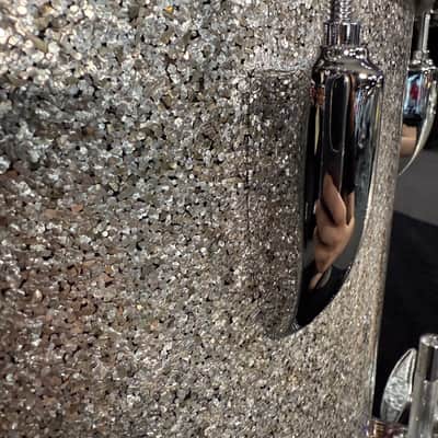 ~WOW!~ SONOR Vintage Series 3-Piece 13/16/22 Drum Kit Set in Vintage Silver Glitter image 11