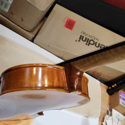Cecilio 4/4 Advanced Level Violin Featuring Aged 7+ Years - Solid Spruce Top Highly Flamed One-Piece Maple Back and Sides All-Ebony Components, Independent Fine-Tuners, Brazilwood Bows, Hand-Rubbed Oil Finish... image 13