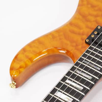 1992 Carvin DC400 Left-Handed Vintage Kiesel M22 Pickups Kahler LH Lefty Quilted Maple KOA Wood Custom Ordered Rare Electric Guitar w/ Orig. OHSC Tweed Case image 10