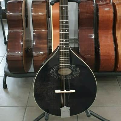 HORA M1087 octave mandolin with EQ, short scale irish bouzouki, solid wood, NEW, antique black image 3