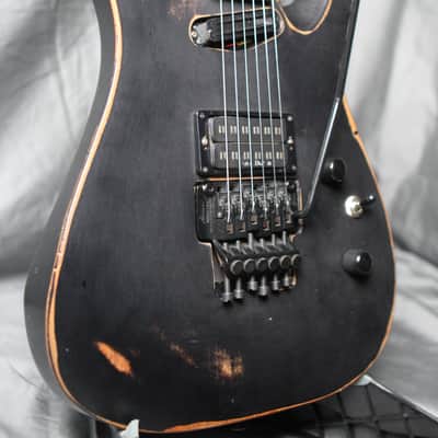 1989 Kramer ProAxe Standard Distressed Matte Black SEE DESCRIPTION image 6