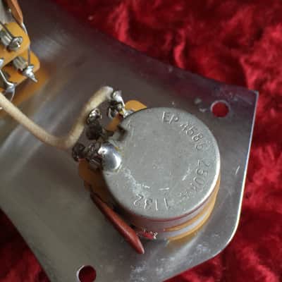 Prewired ‘62 Style Stacked Knobs Fender Jazz Bass Control Plate image 3