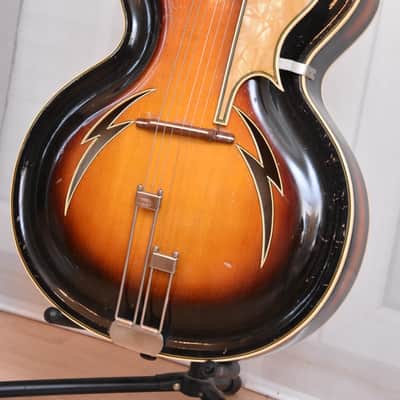 Osbama Tango – RARE! 1959 German GDR Vintage Archtop Jazz Guitar by Erich Neudel! image 3