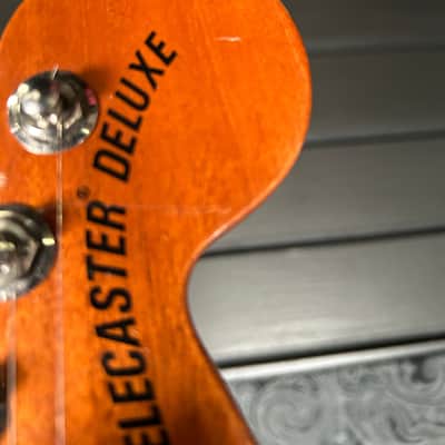 Fender Troublemaker Telecaster Deluxe Electric Guitar- Ice Tea w/Hardcase (Pre-Owned) image 8
