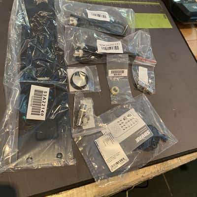 A box of goodies that accompany a Shure Wireless System image 1