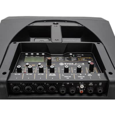 RCF EVOX JMIX8 Active 12" 1400W Line Array Column PA System w/ 8-Input Mixer + RCF NX 10-SMA Stage Monitor image 5