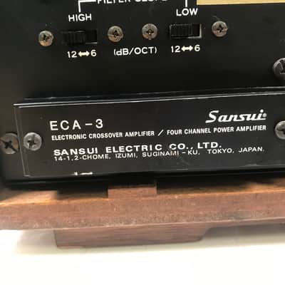 Sansui ECA-3 Electronic Crossover Amplifier/4-Channel Stereo Power Amplifer image 6