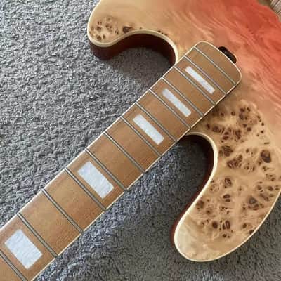 Custom DIY Project 4 String Jazz Bass Style Alder Body, Roasted Maple Neck image 12