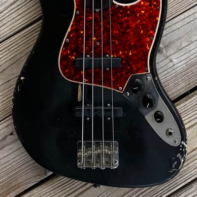 1964 Fender Jazz bass pre-CBS - black image 2