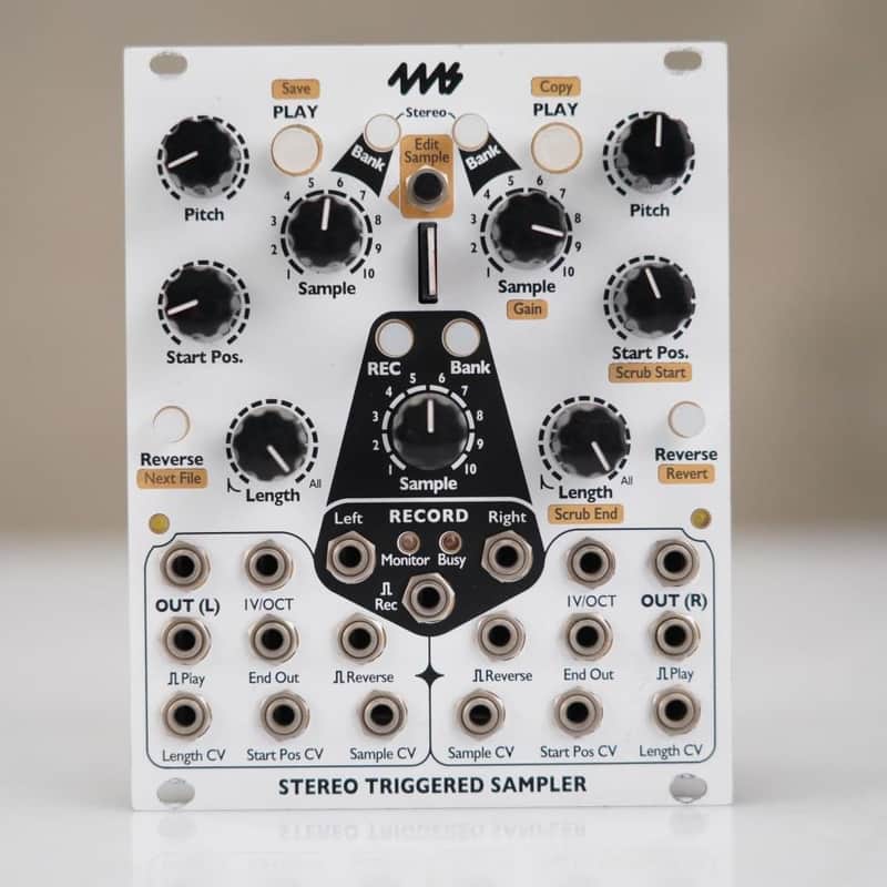 4ms Stereo Triggered Sampler Eurorack Module w/ Patch Cables #58937 image 1