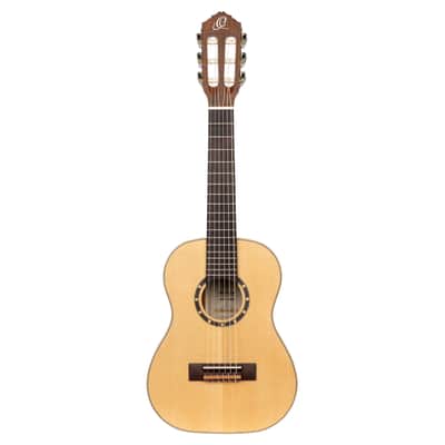 Ortega R121-1/4-L Family Series Spruce Top Mahogany Neck 1/4 Size Nylon 6-String Classical Acoustic Guitar w/Gig Bag For Left Hand Player image 3