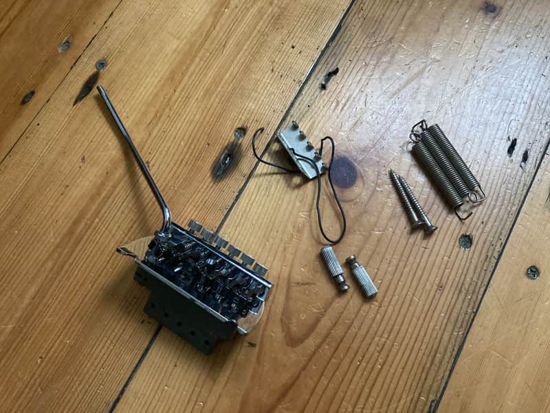 Vintage Jinah 1980s Tremolo Unit Floyd Rose ish Korea image 1